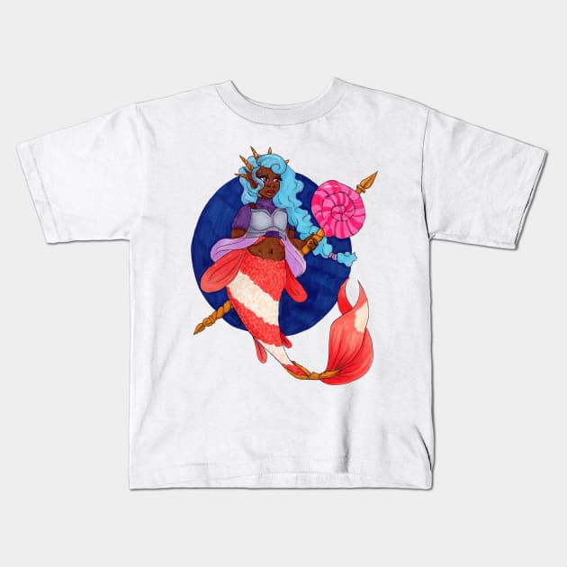 candy warrior Kids T-Shirt by Beelixir Illustration